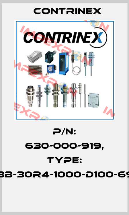 P/N: 630-000-919, Type: YBB-30R4-1000-D100-69K  Contrinex