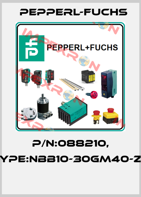 P/N:088210, Type:NBB10-30GM40-Z0  Pepperl-Fuchs