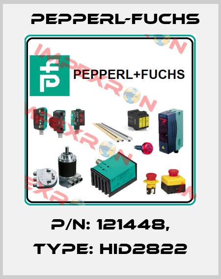 P/N: 121448, Type: HID2822 Pepperl-Fuchs