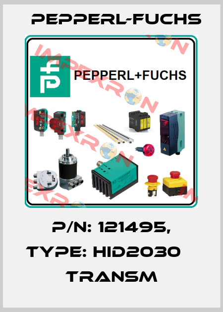 P/N: 121495, Type: HID2030                Transm Pepperl-Fuchs