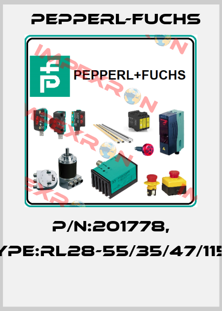 P/N:201778, Type:RL28-55/35/47/115b  Pepperl-Fuchs