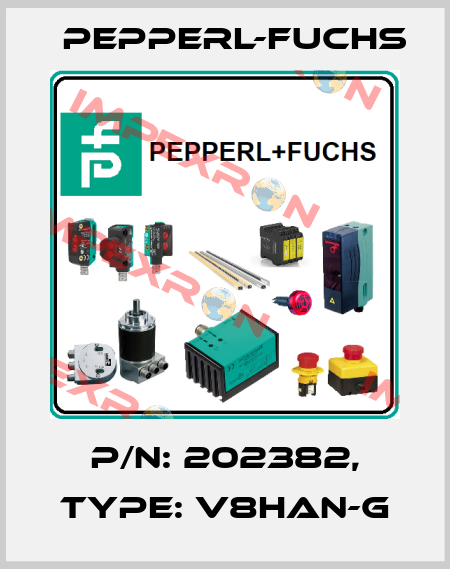 p/n: 202382, Type: V8HAN-G Pepperl-Fuchs