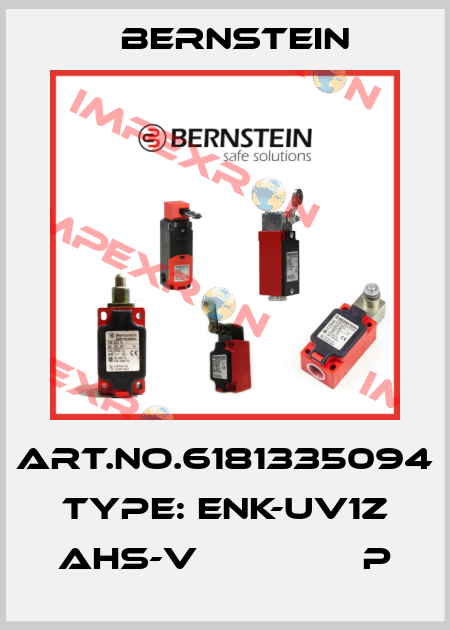 Art.No.6181335094 Type: ENK-UV1Z AHS-V               P Bernstein