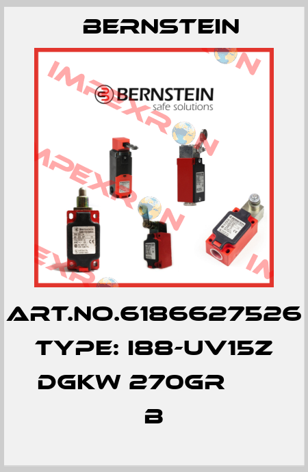Art.No.6186627526 Type: I88-UV15Z DGKW 270GR         B Bernstein