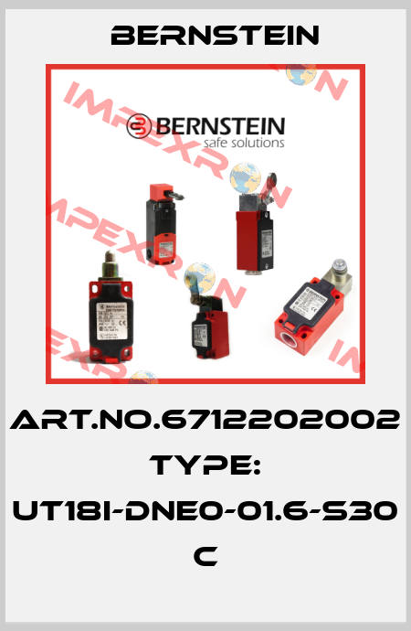 Art.No.6712202002 Type: UT18I-DNE0-01.6-S30          C Bernstein