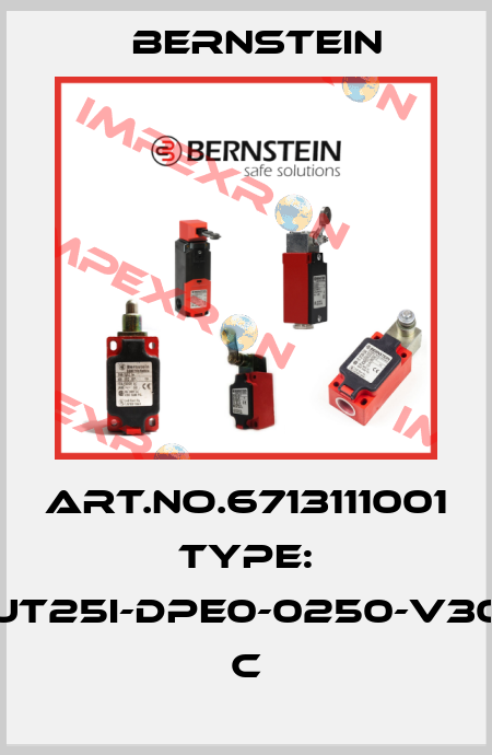 Art.No.6713111001 Type: UT25I-DPE0-0250-V30          C Bernstein