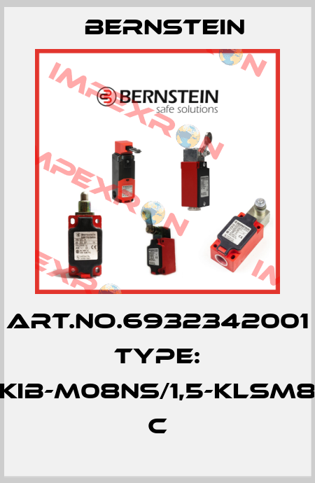 Art.No.6932342001 Type: KIB-M08NS/1,5-KLSM8          C Bernstein