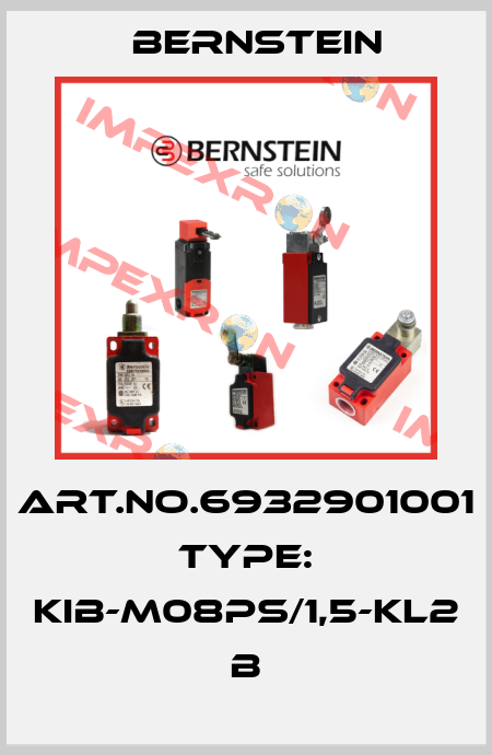 Art.No.6932901001 Type: KIB-M08PS/1,5-KL2            B Bernstein