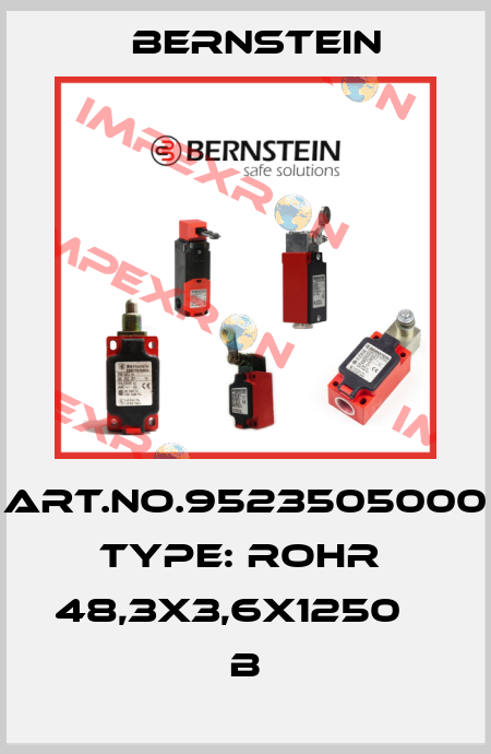 Art.No.9523505000 Type: ROHR  48,3X3,6X1250          B Bernstein