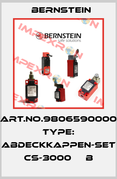 Art.No.9806590000 Type: ABDECKKAPPEN-SET CS-3000     B Bernstein