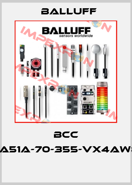 BCC A51A-A51A-70-355-VX4AW8-050  Balluff