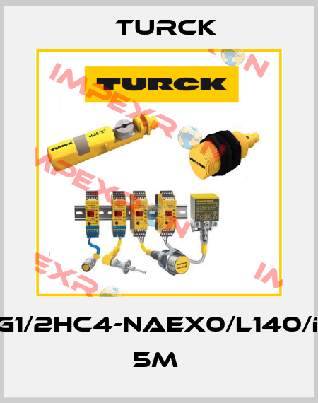 FCS-G1/2HC4-NAEX0/L140/D024 5M  Turck