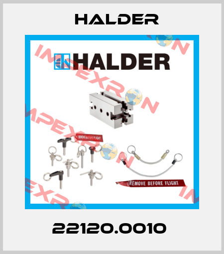 22120.0010  Halder