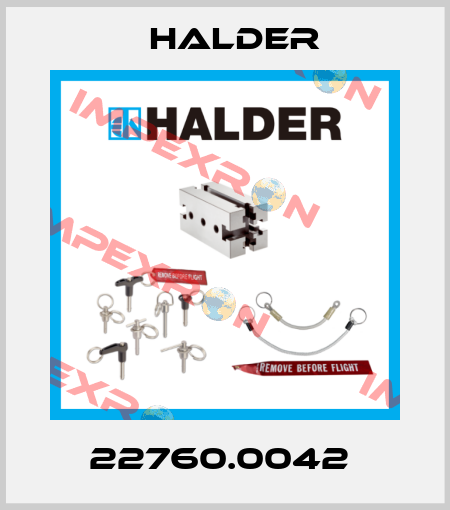 22760.0042  Halder