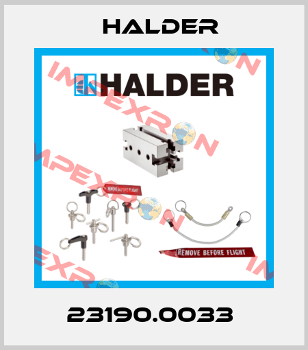 23190.0033  Halder