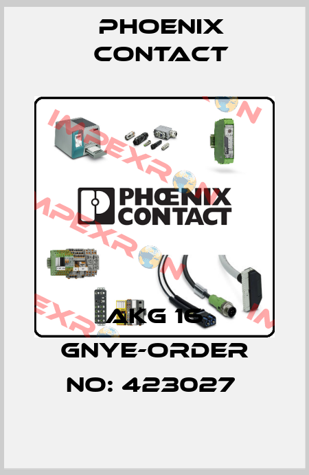 AKG 16 GNYE-ORDER NO: 423027  Phoenix Contact