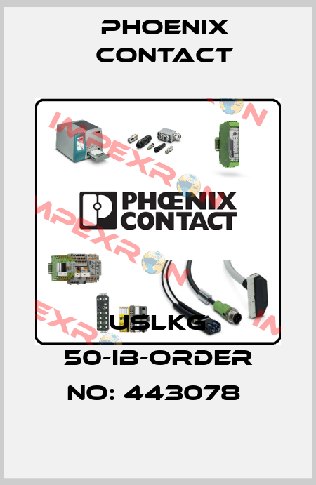 USLKG 50-IB-ORDER NO: 443078  Phoenix Contact