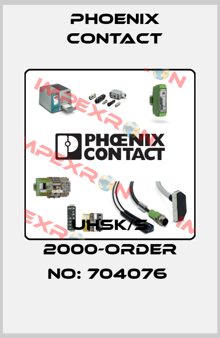 UHSK/S 2000-ORDER NO: 704076  Phoenix Contact
