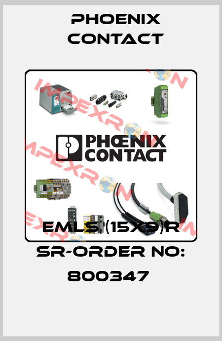 EMLS (15X9)R SR-ORDER NO: 800347  Phoenix Contact