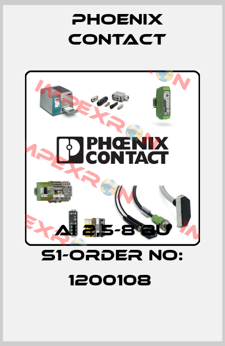 AI 2,5-8 BU S1-ORDER NO: 1200108  Phoenix Contact