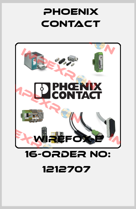 WIREFOX-E 16-ORDER NO: 1212707  Phoenix Contact