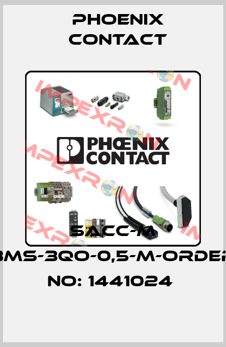 SACC-M 8MS-3QO-0,5-M-ORDER NO: 1441024  Phoenix Contact