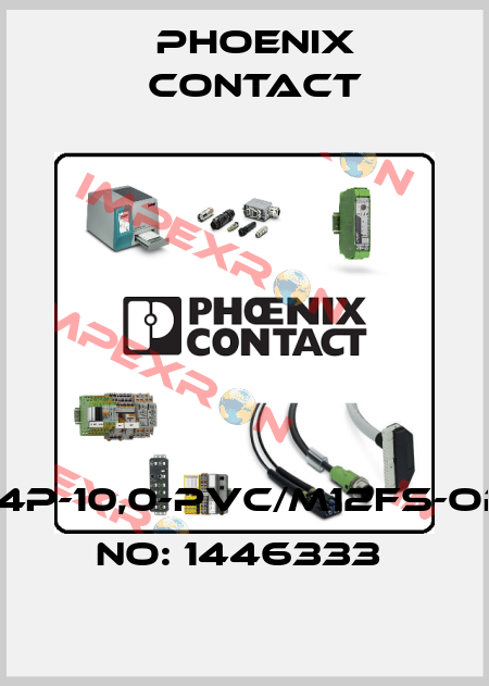 SAC-4P-10,0-PVC/M12FS-ORDER NO: 1446333  Phoenix Contact