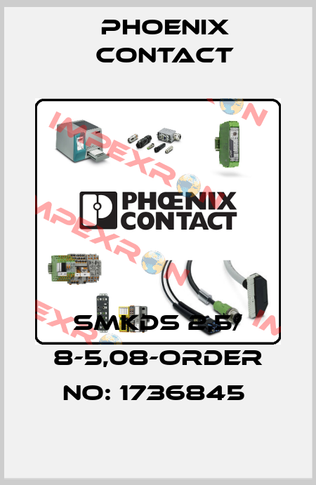 SMKDS 2,5/ 8-5,08-ORDER NO: 1736845  Phoenix Contact