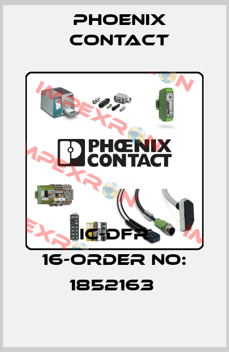 IC-DFR 16-ORDER NO: 1852163  Phoenix Contact