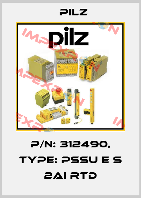 p/n: 312490, Type: PSSu E S 2AI RTD Pilz