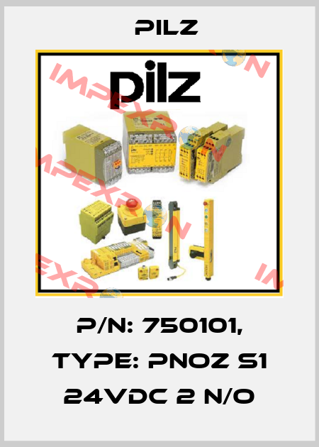 p/n: 750101, Type: PNOZ s1 24VDC 2 n/o Pilz