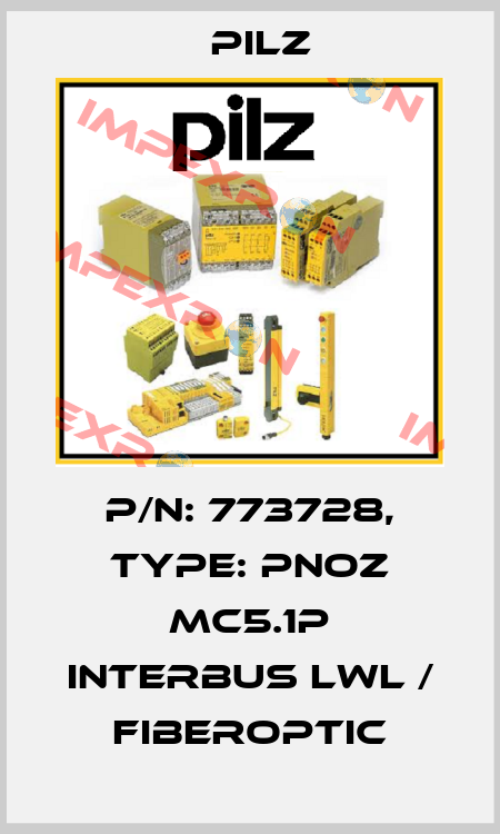 p/n: 773728, Type: PNOZ mc5.1p Interbus LWL / Fiberoptic Pilz