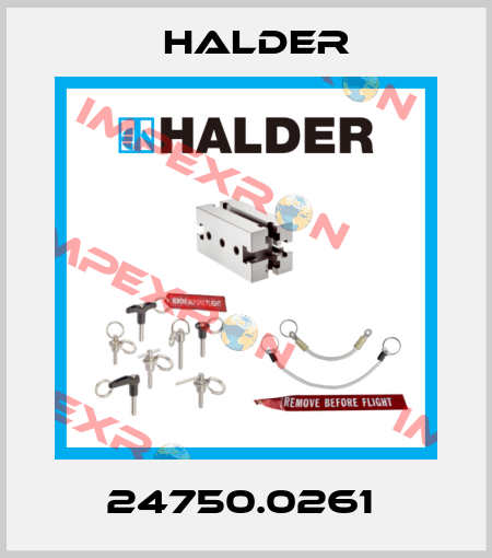 24750.0261  Halder