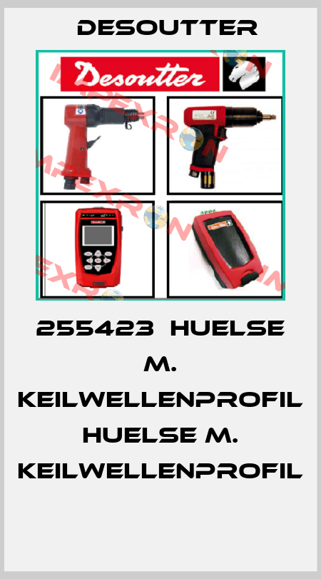 255423  HUELSE M. KEILWELLENPROFIL  HUELSE M. KEILWELLENPROFIL  Desoutter