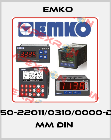 ESM-7750-22011/0310/0000-D:72x72 mm DIN  EMKO