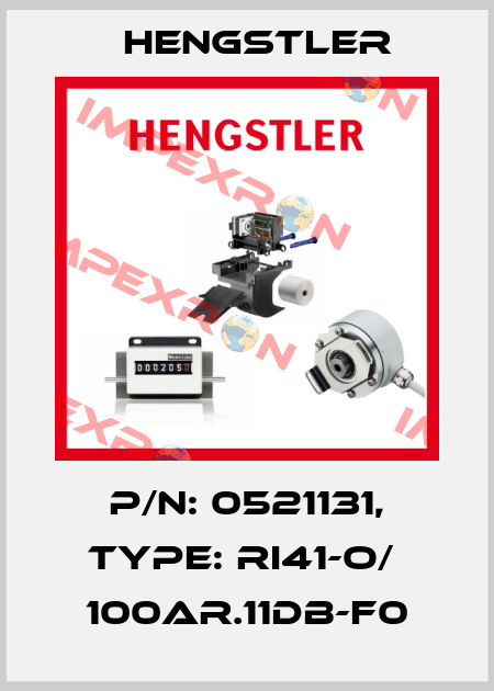 p/n: 0521131, Type: RI41-O/  100AR.11DB-F0 Hengstler