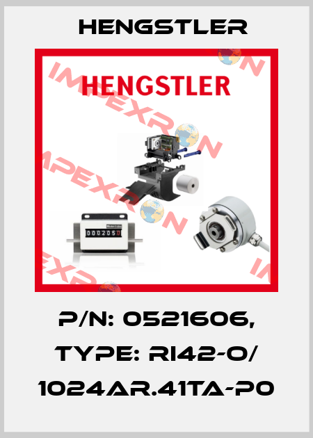 p/n: 0521606, Type: RI42-O/ 1024AR.41TA-P0 Hengstler
