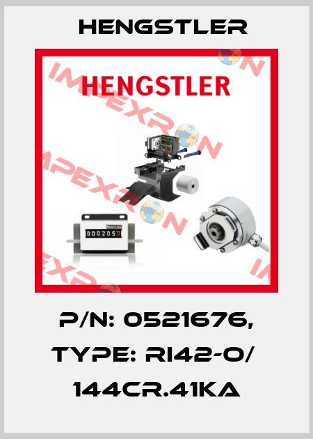 p/n: 0521676, Type: RI42-O/  144CR.41KA Hengstler
