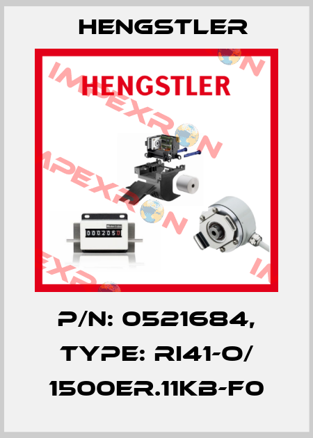 p/n: 0521684, Type: RI41-O/ 1500ER.11KB-F0 Hengstler