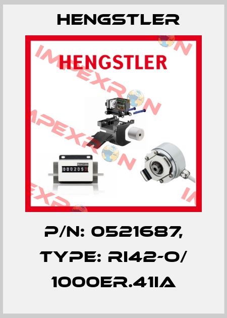 p/n: 0521687, Type: RI42-O/ 1000ER.41IA Hengstler