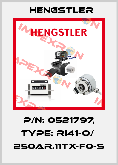 p/n: 0521797, Type: RI41-O/  250AR.11TX-F0-S Hengstler