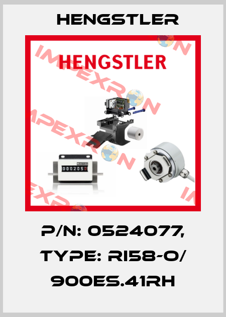 p/n: 0524077, Type: RI58-O/ 900ES.41RH Hengstler