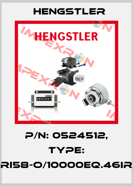 p/n: 0524512, Type: RI58-O/10000EQ.46IR Hengstler