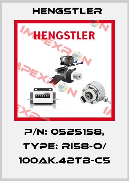 p/n: 0525158, Type: RI58-O/ 100AK.42TB-C5 Hengstler