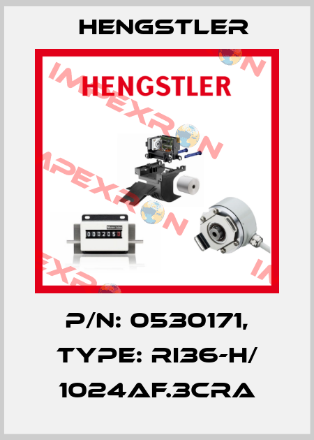 p/n: 0530171, Type: RI36-H/ 1024AF.3CRA Hengstler