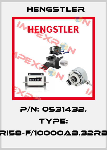 p/n: 0531432, Type: RI58-F/10000AB.32RB Hengstler