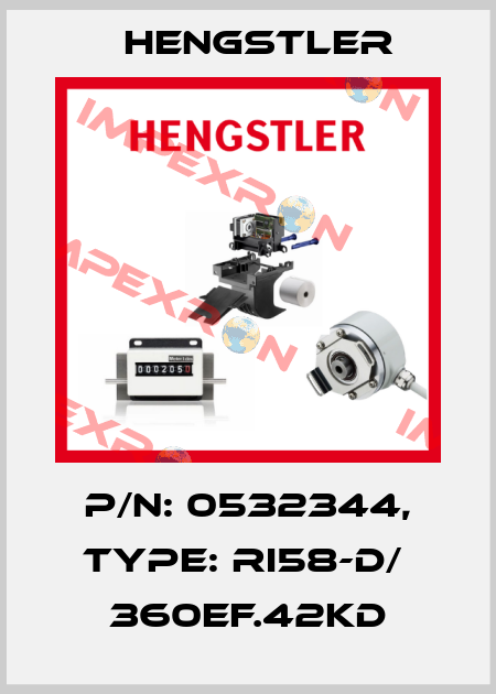 p/n: 0532344, Type: RI58-D/  360EF.42KD Hengstler