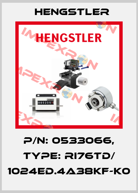 p/n: 0533066, Type: RI76TD/ 1024ED.4A38KF-K0 Hengstler