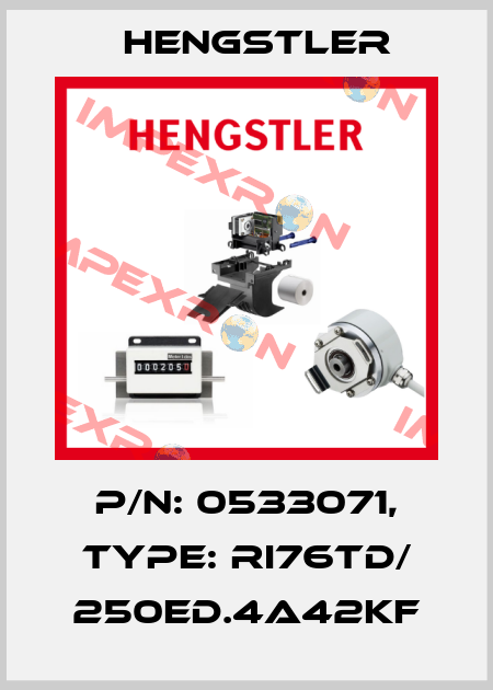 p/n: 0533071, Type: RI76TD/ 250ED.4A42KF Hengstler