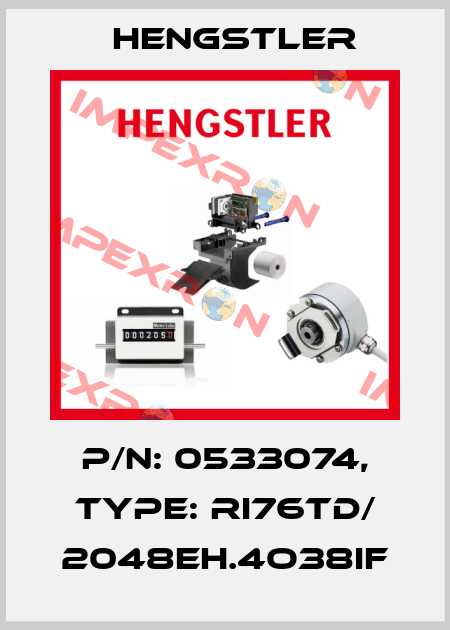 p/n: 0533074, Type: RI76TD/ 2048EH.4O38IF Hengstler
